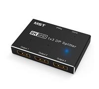 Josenidny Displayport 8K 1X3 8K 60Hz 4K 120Hz Hub Multi Monitor con display esteso e modalità