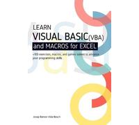 Josep Ramon Vidal Mag Learn Visual Basic (Vba) and Macros for Micro (Tascabile)