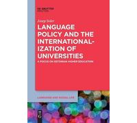 Josep Soler Language Policy and the Internationalization of Universi (Tascabile)