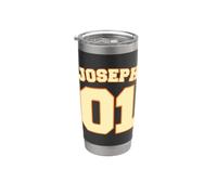 Joseph 01 Varsity Block Name Numero atletico Bicchiere termico in acciaio inox doppia parete
