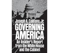 Joseph A. Califano Governing America (Tascabile)