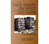 Joseph Blenkinsopp Sage, Priest, Prophet (Tascabile) Library of Ancient Israel