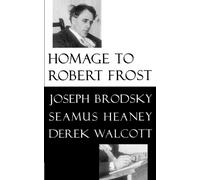 Joseph Brodsky Homage to Robert Frost (Tascabile)