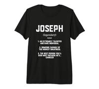 Joseph Definition Funny Talented Great Joe Cosplay Josephs Maglietta Premium