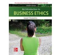 Joseph DesJardins An Introduction to Business Ethics ISE (Tascabile)
