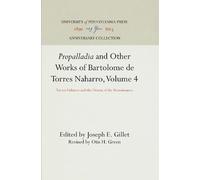 Joseph E. Gille "Propalladia" and Other Works of Bartolome De (Copertina rigida)