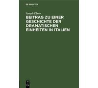 Joseph Ebner Beitrag Zu Einer Geschichte Der Dramatischen Ein (Copertina rigida)