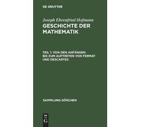 Joseph Ehrenfri Von Den Anfängen Bis Zum Auftreten Von Fermat (Copertina rigida)