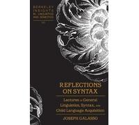 Joseph Galasso Reflections on Syntax (Copertina rigida)