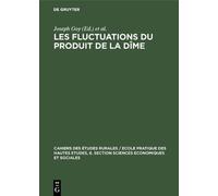 Joseph Goy Les Fluctuations Du Produit de la Dîme (Copertina rigida)