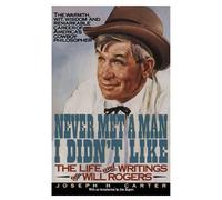 Joseph H Carter Will Rogers Never Met a Man I Didn't Like (Tascabile)
