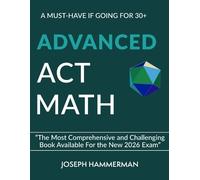 Joseph Hammerman Advanced Math ACT (Tascabile) Most Advanced Guide