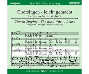 Joseph Haydn Die Schöpfung Hob.XXI:2, Chorstimme Bass