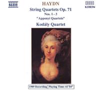 Joseph Haydn String Quartets Op. 71 Nos. 1 - 3 (Kodaly Quartet) Album
