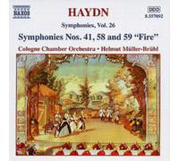 Joseph Haydn Symphonies Nos. 41, 58 and 59 (Muller-bruhl, Cologne Co) (CD) Album