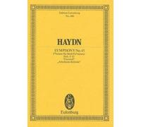 Joseph Haydn Symphony No. 45 F Sharp Minor Hob. I (Tascabile)