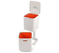 Joseph Joseph 30064 Totem Compact Unità Separazione e Riciclaggio Rifiuti, Pietra, 40 l