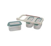 Joseph Joseph 81111 CupboardStore Set di 3 contenitori sottomensola (3 x 900 ml) -Azzurro, Plastica, Opale Chiaro