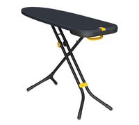 Joseph Joseph Asse da stiro Glide Plus 135 x 45 cm con altezza regolabile e asse da stiro a vapore resistente al calore, facile da riporre, fodera in cotone a 4 strati, nero/blu