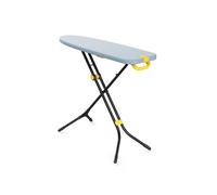 Joseph Joseph Glide Compact Asse da Stiro Regolabile con Zona Poggiaferro in Silicone e Gancio, Salvaspazio, Grigio