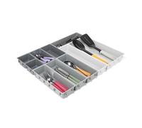 Joseph Joseph Blox Set di 10 Organizers per Cassetti, Vassoio per Cosmetici, Cancelleria e Utensili, Plastica Riciclata