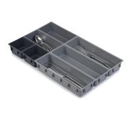 Joseph Joseph Blox Set Organizzatore per Cassetto Composto da 7 Pezzi, Grigio, 7 pezzi