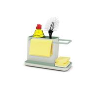 Joseph Joseph Caddy Organizzatore per il lavello della cucina con supporto per spugne e strofinacci- Pietra/Salvia