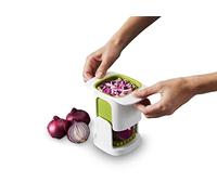 Joseph Joseph ChopCup Tritatutto per Verdure e Frutta, Dicer in Acciaio Inossidabile, Bianco