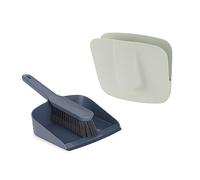 Joseph Joseph CleanStore Set Scopino e Paletta per Uso Domestico, Palletta Richiudibile e Bordo in Gomma, Setole Morbide