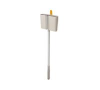 Joseph Joseph CleanTech Scopa a Parete con Manico Lungo Regolabile, con Custodia, Spazzola da Pavimento con Setole Morbide e Pettine