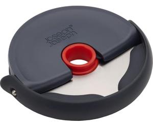 Joseph Joseph Disc Tagliapizza Facile da Pulire, Ruota Compatta, Lama in Acciaio Inossidabile
