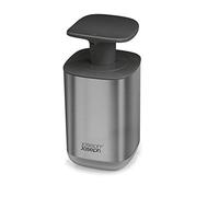 Joseph Joseph Dispenser di Sapone Igienico Easy-Push con Pompa Larga, Acciaio Inossidabile/Grigio, Taglia Unica