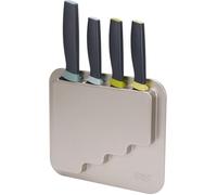 Joseph Joseph DoorStore Set di 4 Coltelli con Custodia Compatta per Pensile, Nastro VHB Incluso