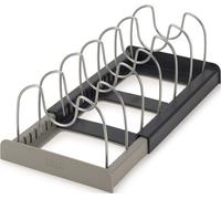 Joseph Joseph DrawerStore Expanding Cookware Organizer, contenitore salvaspazio per coperchi di pentole e teglie da forno - Grigio