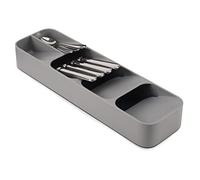 Joseph Joseph Drawer Store - Organizzatore per cassetti di posate compatto, 5 scomparti, contiene oltre 24 pezzi- Grigio