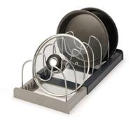 Joseph Joseph DrawerStore Expanding Cookware Organizer, contenitore salvaspazio per coperchi di pentole e teglie da forno - Grigio