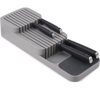 Joseph Joseph DrawerStore Organizer per Coltelli, contiene fino a 9 Coltelli, Organizzazione della Cucina e conservazione nei Cassetti - Compatto, Grigio