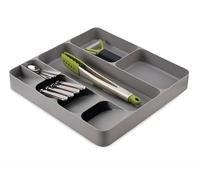 Joseph Joseph DrawerStore Organizer per Posate e Utensili da Cucina, per Cassetti, Grigio