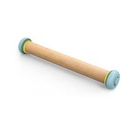 Joseph Joseph Duo Mattarello con spessore regolabile per pasticceria, Rulli per cottura e pasta, Legno di faggio, Multicolore