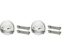 Joseph Joseph Duo Porta Coperchi Adesivo per Pentole e Padelle per Armadio da Cucina, Salvaspazio, per coperchi fino a 24 cm, Grigio (Confezione da 2)