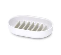 Joseph Joseph Duo Portasapone per Bagno Cucina, Drenaggio Rapido ed Efficiente con fondo rimovibile e facile da pulire, Bianco