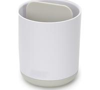 Joseph Joseph Duo Porta Spazzolini e Dentifricio da Bagno Compatibile con Spazzolino Elettrico e Tradizionale, Bianco, 2 Slot