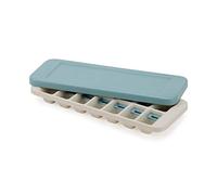Joseph Joseph Duo QuickSnap Stampo per Ghiaccio in Plastica, Facile da rilasciare e riutilizzabile, con coperchio, Salvaspazio ed Impilabile, Blu