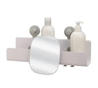 Joseph Joseph EasyStore Mensola doccia grande con specchio rimovibile - Bianca