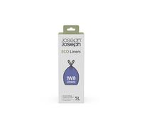 Joseph Joseph Eco Liners IW8 Sacchetti immondizia ecologici in plastica riciclata, sacchetti per rifiuti da cucina con manici a coulisse, extra resistenti, Confezione da 20, 5 Litri, 30144