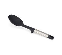 Joseph Joseph Elevate Cucchiaio da Cucina, Accessori in Silicone senza BPA, Antiaderente, Resistente al Calore, Manico in Acciaio Inox, Poggia Utensili Integrato
