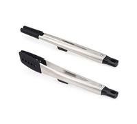 Joseph Joseph Elevate Fusion 2 Pinze da Cucina e Chef, per Spaghetti, Barbecue, Accessori in Silicone senza BPA, Antiaderente, Resistente al Calore, Manico in Acciaio Inox, Poggia Utensili Integrato