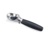 Joseph Joseph Elevate Paletta per Gelato Acciao Inox, con Rilascio Grilletto Facile, Poggia Cucchiaio Integrato, Impugnatura Antiscivolo