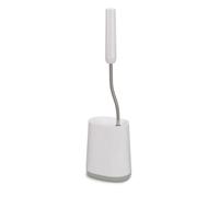 Joseph Joseph Flex Lite - Portascopino Igienico Sottile Bagno Spazzola WC, Spazzolone resistente, testa Flessibile, Setole Antigoccia, Anti-Intasamento, Grigio/Bianco, Piccolo
