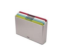 Joseph Joseph Folio Icon - Set di taglieri antiscivolo a colori con custodia, 4 pezzi, Medio, Multicolore